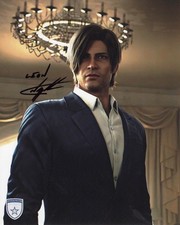 Signed Nick Apostolides Resident Evil 4 Leon 8x10 w/ Official Pix COA