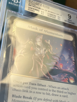 Mask Of Momentum Cold Foil Welcome To Rathe 1st Alpha Flesh And