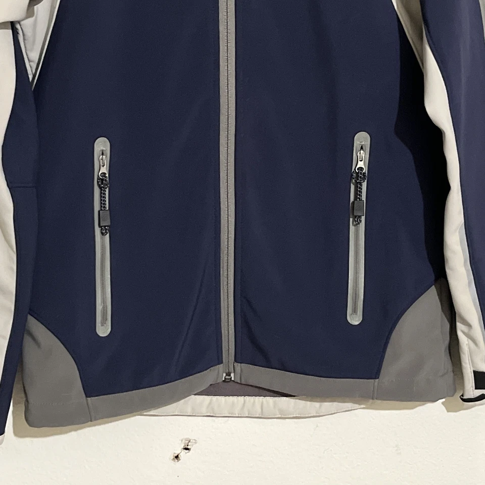 MINT WEST MARINE S TRAVELER BLUE SOFTSHELL MENS JACKET - Image 3 of 4