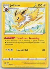 Vivid Voltage Jolteon 047/185 Pokemon raro quasi nuovo Mizue