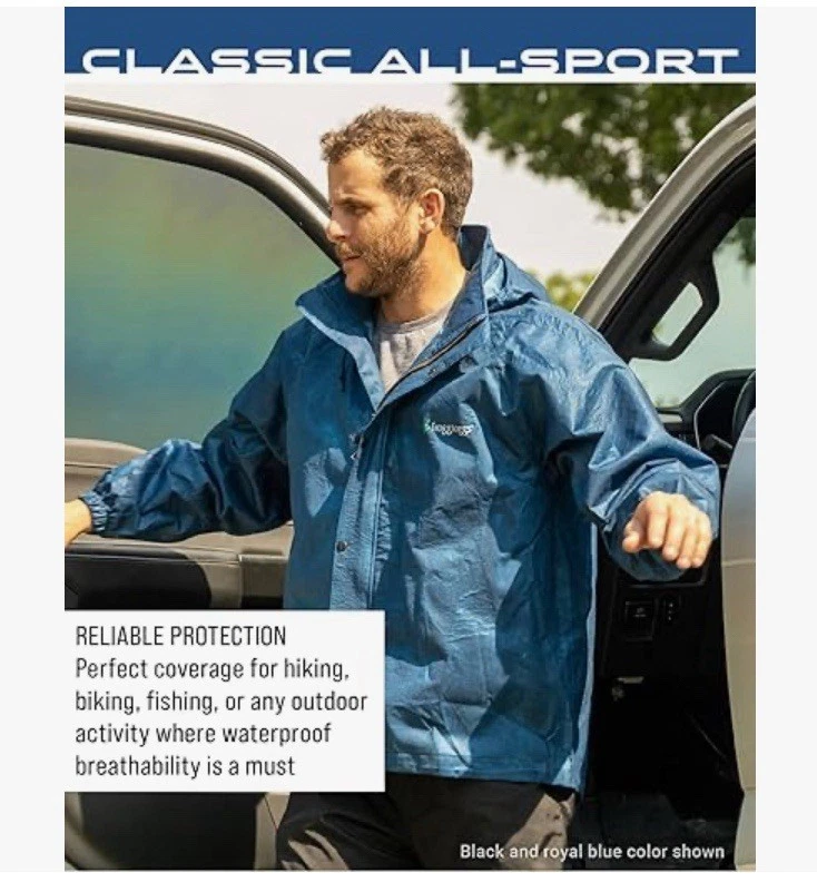 FROGG TOGGS  real tree CAMO Rain Pants Coat Set XXL 100% Polypropylene.  New - Image 3 of 4