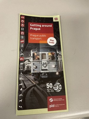New Getting Around Prague City Map Prague Public Transport Guide