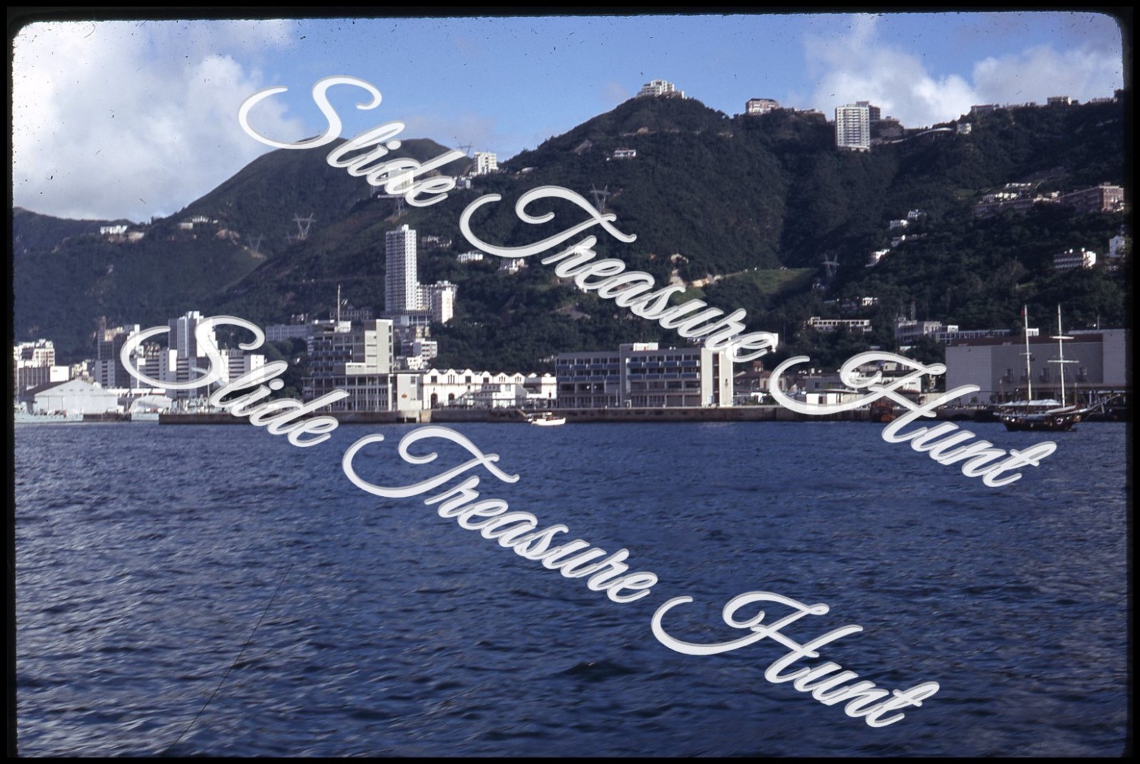 Hong Kong 35mm Slide 1960s Kodachrome