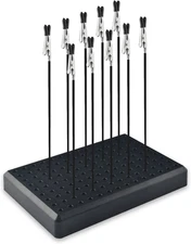 10 Pcs Alligator Clip Sticks with Model Painting Stand Base Holder KIT1