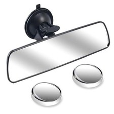 Rear View Mirror Adhesive, Strong Grip Mirror for Car with Gel Suction Cup and