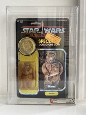 Vintage Star Wars Figure Romba Ewok Last 17 POTF MOC AFA Graded 70 (70/80/85)
