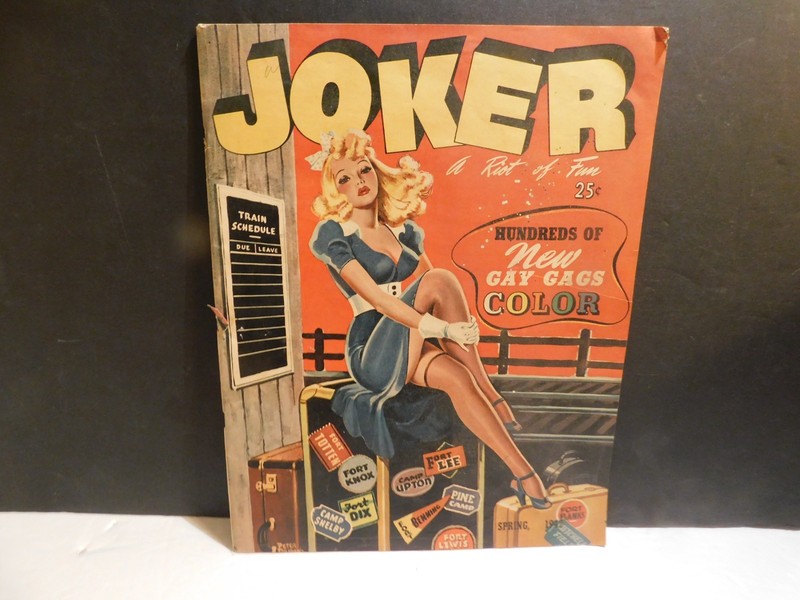 Joker magazine V#1 Issue #1 1942 By Comedy Publications.