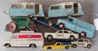 ORIGINAL VINTAGE DIECAST DINKY TOYS JOB LOT POLICE TRANSIT VAN CARS CARAVANS etc