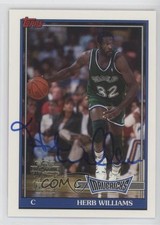 2005-06 Topps 1952 Style Fan Favorites Auto Herb Williams #FFA-HWI Auto 9c6