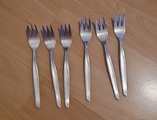 6 Kuchengabeln, BSF 90, versilbert 90er Auflage
