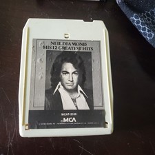 Neil Diamond His 12 Greatest Hits - 8 Track Tape untested MCA 1974