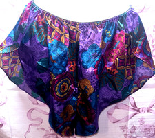 Vtg Delicates LOOK Sz L Satin String Bikini Panties Second Skin SHINY WET