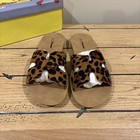 Forever Reina-1 Women Leopard Print H-Band Slide Sandals Open Toe Size 8.5 NEW — photo 3