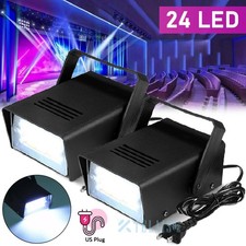 High Bright 24 LED Strobe Lights Flash Light DJ Stage Lighting Club Party Disco