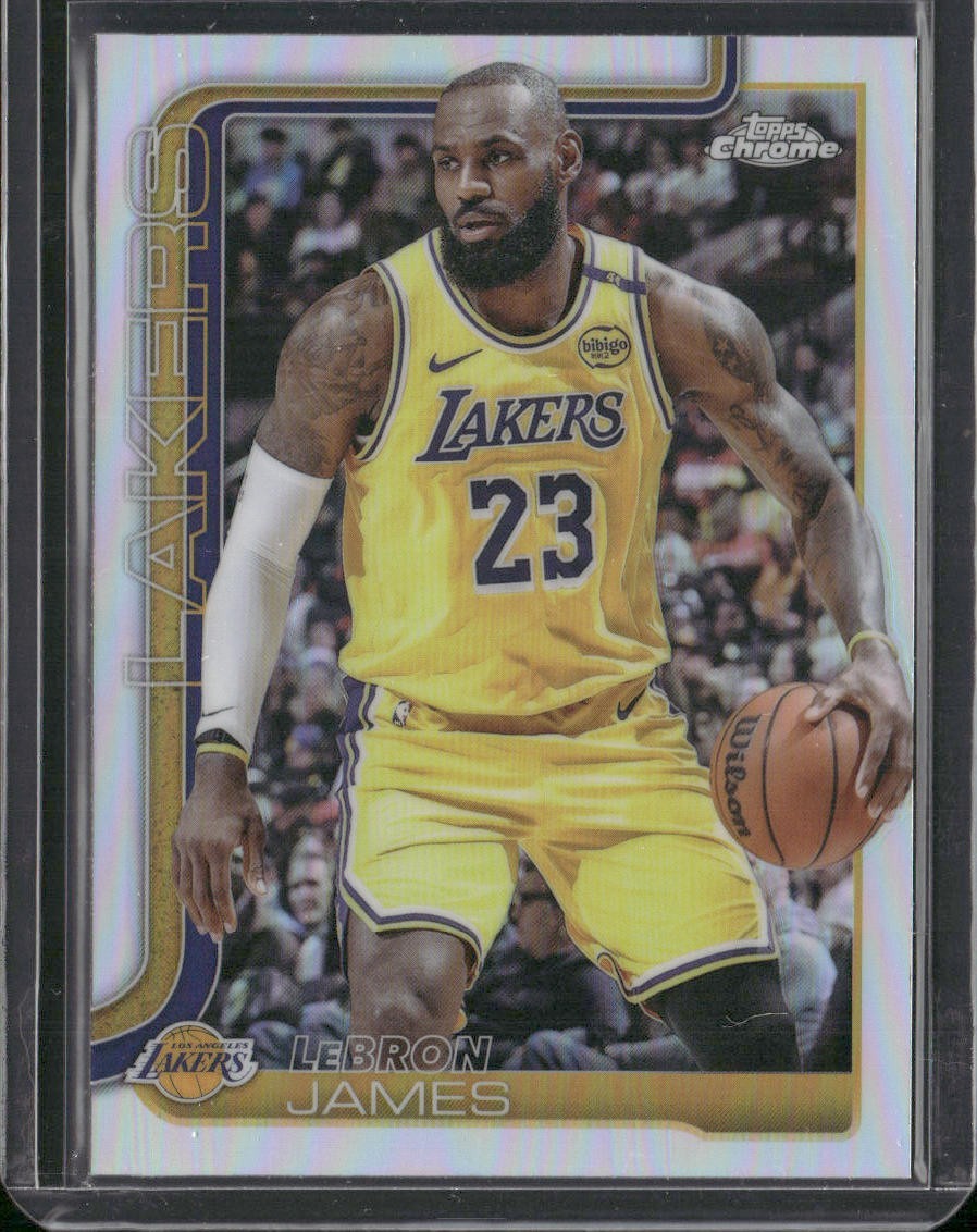 2025-26 Topps Chrome LeBron James Silver Refractor #127