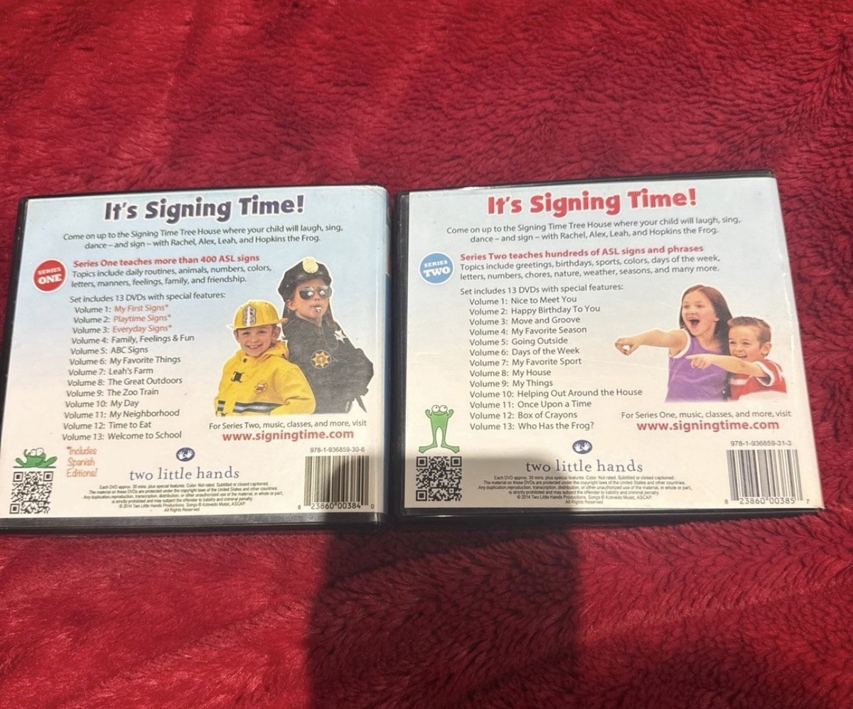Baby Signing Time DVD Set And Signing Time Set | eBay