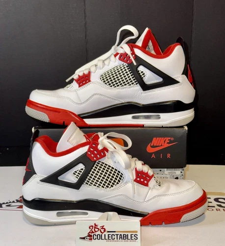 Nike Air Jordan 4 Retro OG Fire Red 2020 DC7770-160 Size 8 Men’s Clean w/ Box