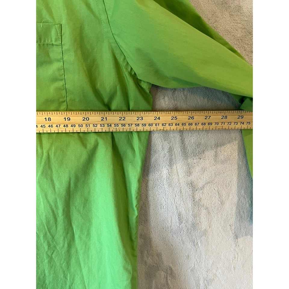 Camisa de vestir verde lima Colours by Alexander Julian para hombre grande 16-16,5 Foto 4 de 4