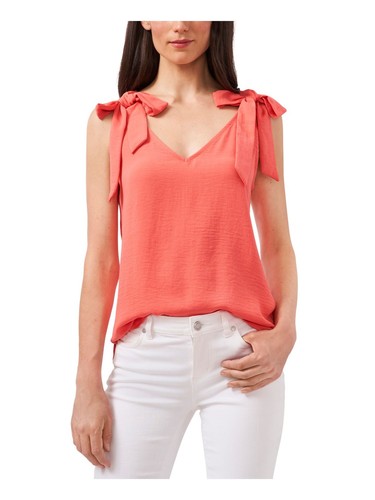 RILEY&RAE Womens Coral Sleeveless V Neck Tank Top XS - Picture 9 of 11