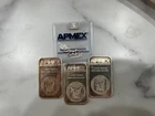 3 oz APMEX Silver Bar (Lot of 3) plus grams