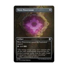 WotC Commander: The Lost Caverns of Ixa Worn Powerstone (Borderless) (U) ( NM