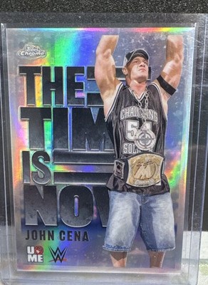 2025 Topps Chrome WWE - The Time Is Now John Cena #TIN-5