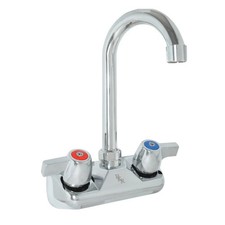 BK Resources BKF-W-3G-G 4 Center Wall Mount Faucet