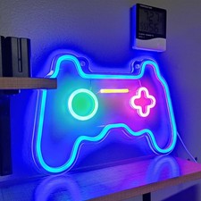 Neon Gamepad Neon LEDAlimenté par USB Enseigne Lumineuse Decor Gaming Cool Néon