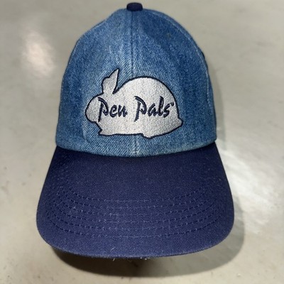Pen Pals Rabbit ADM Alliance Nutrition White Rabbit Cotton Hat Blue Denim Jean