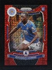 2021-22 Panini Prizm Premier League Red Mojo 158/159 Boubakary Soumare #26 jw9