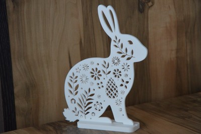 Minimalistischer Osterhasen Ornament | Osterdeko | Osterdeko | Frühling