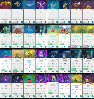 #ad #ad Pokémon Go Shiny Legendary Year 2018 2020 Guaranteed Lucky Trade $35.00