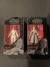 Star Wars the Black Series Padme Amidala  81 Rey Jedi Training  44 Sealed New