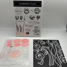 Stampin' Up Flowering Tulips Photopolymer Stamp Set with Coordinating Dies