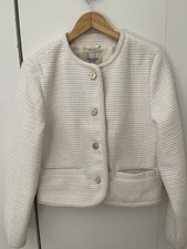 Abercrombie & Fitch Womens White Lined Button...