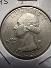 New Listing1945-S Washington Quarter AU Actual Coin One Great Price (FM Book)