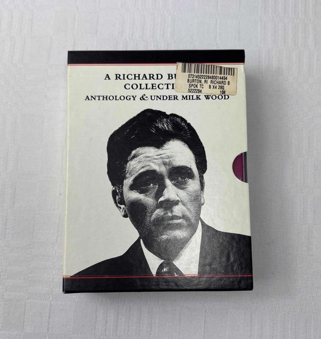 Richard Burton Collection Audiobook Cassettes Anthology & Under Milk Wood