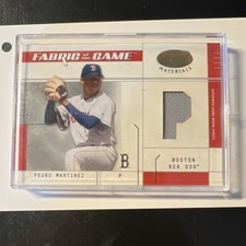 Donruss Fabric of the Game Pedro Martinez #FG-139 Red Sox /50 Baseball
