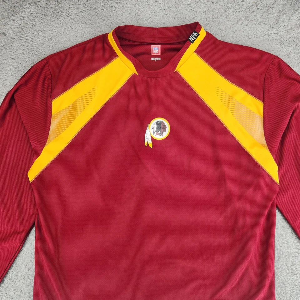 Camisa De Colección Washington Redskins NFL Manga Larga Para Hombres L Borgoña VF Ropa de Imagen Foto 2 de 4