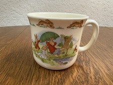 Royal Doulton Bunnykins Mug Fishing Scene English Fine Bone China Cup