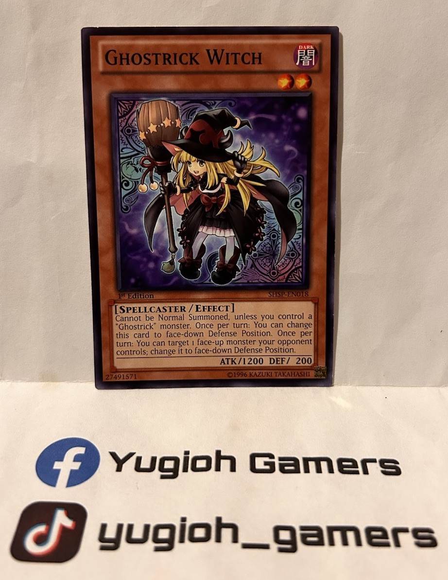 YUGIOH GHOSTRICK WITCH SHSP 1st EDITION COMMON PLAYED | eBay YUGIOH GHOSTRICK WITCH SHSP 1st EDITION COMMON PLAYED | eBay