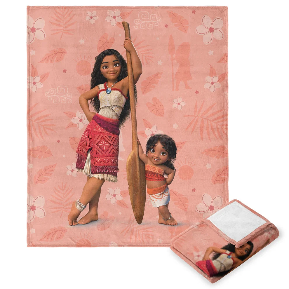 Disney Moana 2 Sisters Forever Cozy Fleece Blanket