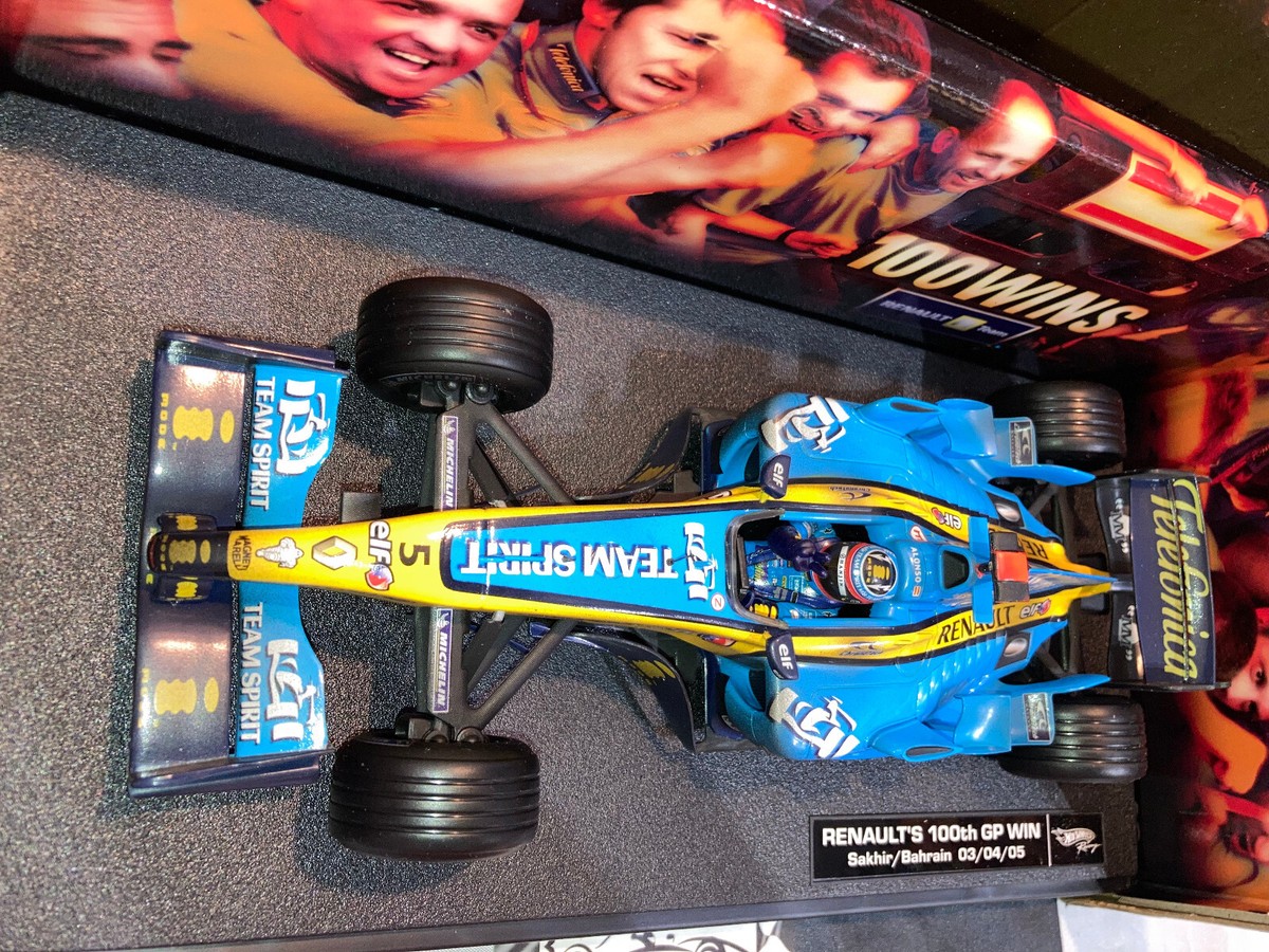 106 HOTWHEELS Fernando Alonso R25 ルノー 1/18 Hotwheels Fernando Alonso 2005 'Mild Seven' Conversion