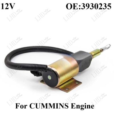 1 Pc 12V 3930235 Fuel Shut Off Solenoid Valve For CUMMINS Engine~ | eBay