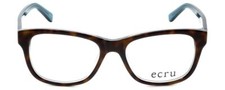 Ecru by Vivid Designer Reading Glasses Morrison-050 in Tortoise-Blue 51mm