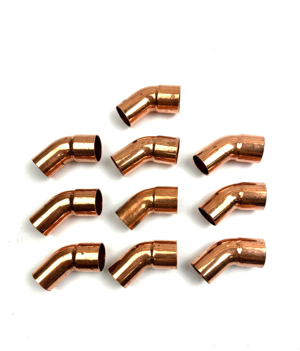 (10-pack) Plumbing 1" FTG X C Copper Street 45 Degree Elbow Everflow