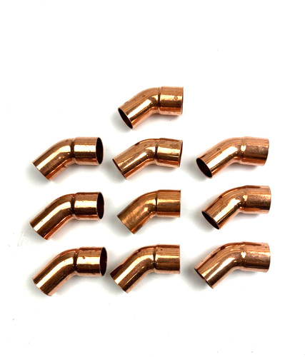 (10-pack) Plumbing 1" FTG X C Copper Street 45 Degree Elbow Everflow
