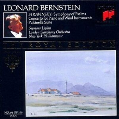 STRAVINSKY Symphony of Psalms Concerto for Pian Leonard Bernstein Seymour Lipkin