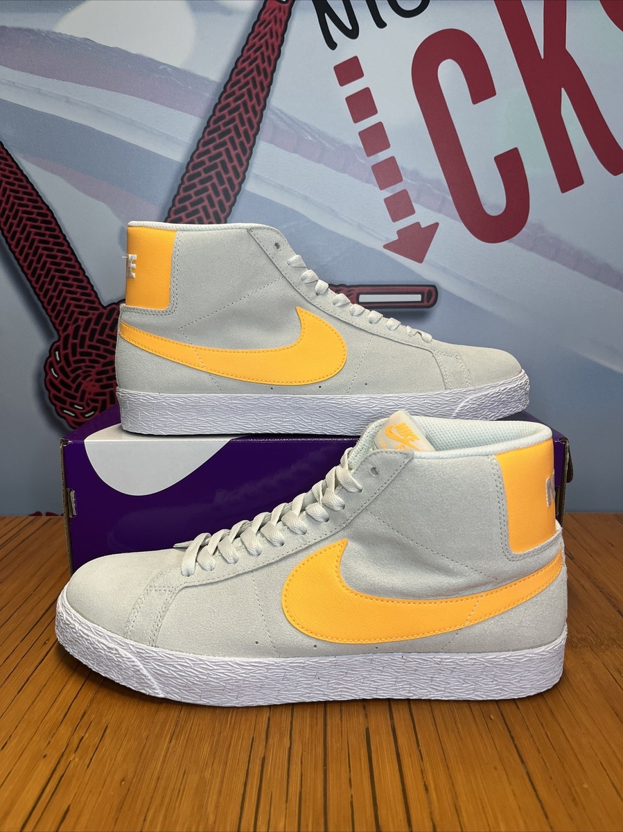 NEW Nike SB Zoom Blazer Mid Summit White Laser Orange 864349-110 Men\'s Multi Nike SB Blazer Mid  main image 2