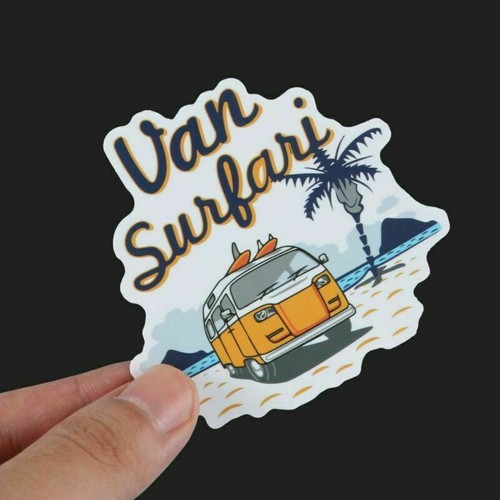 100 pcs SURFING STICKERS, Summer Beach Sea Cool Vinyl Stickers Lot - Picture 5 of 8